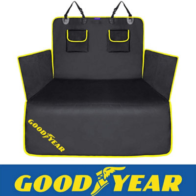 Goodyear Car Boot Organiser Side Bumper Protector Large Storage Tidy Hook Loop