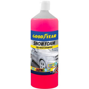 Goodyear Car Cherry Hi Pre Wash Snow Foam Shampoo Soap Cleaning Clearer Spray 1l