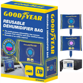 Goodyear Car Dehumidifier Bag Reusable Anti Mist Moisture Condensation