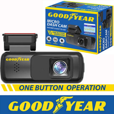 Goodyear 1080P Dual Lens Car DVR Front and Rear Camera Video Dash Cam  Recorder