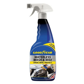Goodyear Car Waterless Wash And Wax Cleaning Clearer Spray 750ml
