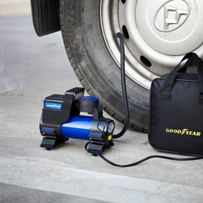 Goodyear Digital Tyre Air Compressor Inflator For Cars Vans Motorbikes ...