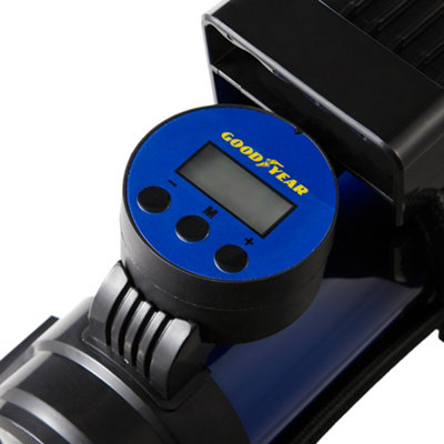 Goodyear Digital Tyre Air Compressor Inflator For Cars Vans Motorbikes ...