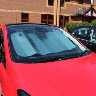 Goodyear Folding Sun Reflector Universal Windscreen Foil Shade Car ...