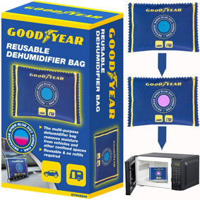 Goodyear Large Car Home Dehumidifier Dry Bag Reusable Moisture Damp Absorber
