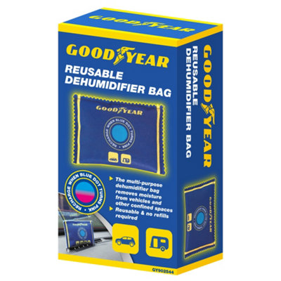 Goodyear Large Car Home Dehumidifier Dry Bag Reusable Moisture Damp Absorber - 3