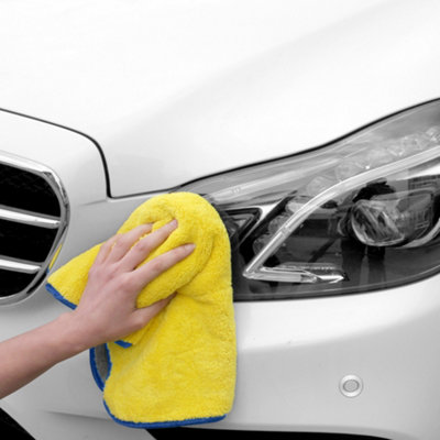 Goodyear Large Super Absorbent Car Wash Microfiber Towel Cloth Car Cleaning - 5
