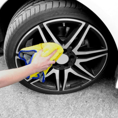 Goodyear Large Super Absorbent Car Wash Microfiber Towel Cloth Car Cleaning - 6
