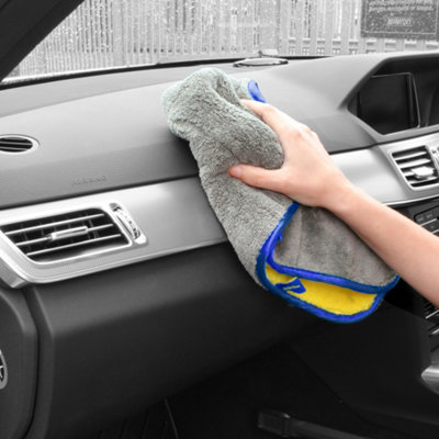 Goodyear Large Super Absorbent Car Wash Microfiber Towel Cloth Car Cleaning - 8