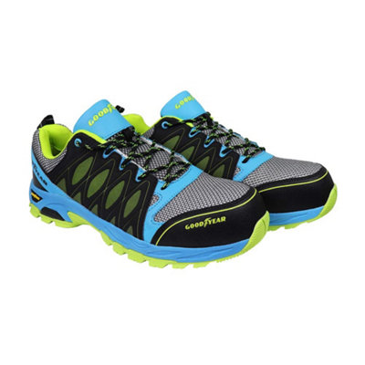 Goodyear Mens Contrast Safety Shoes Multicoloured (10 UK)