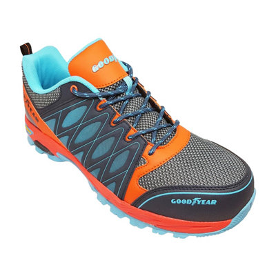 Goodyear Mens Perforated Safety Shoes Multicoloured (12 UK)