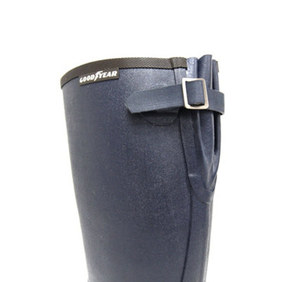 Goodyear Mens Stream Wellington Boots Blue (10.5 UK) - 6