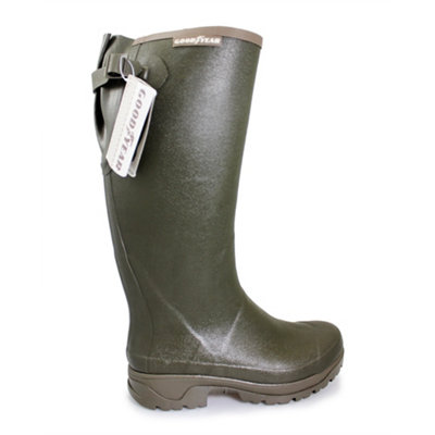 Goodyear Mens Stream Wellington Boots Green (10.5 UK) - 3