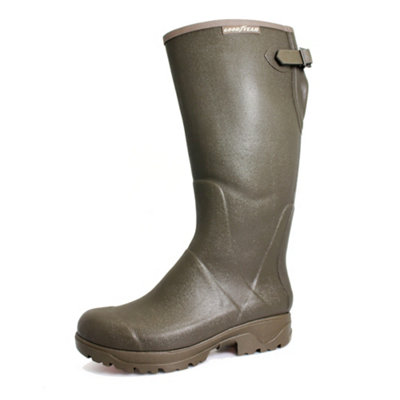 Goodyear Mens Stream Wellington Boots Green (10.5 UK) - 4