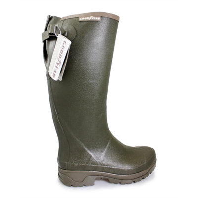 Goodyear Mens Stream Wellington Boots Green (10 UK)