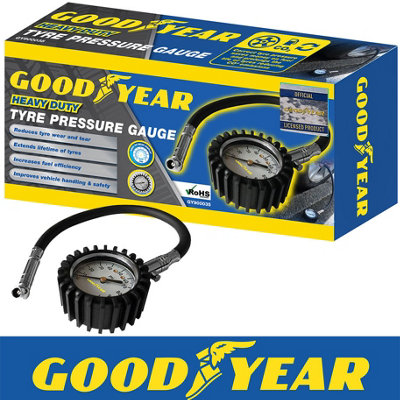 Goodyear Professional Heavy Duty Car Tyre Pressure Gauge