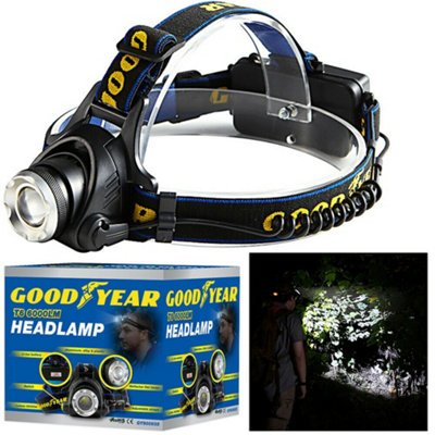 Goodyear Rechargeable Head Light Torch