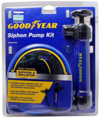 Goodyear Siphon Pump – Portable Fuel Oil Extractor/Transfer Pump For Petrol, Diesel | Model 900060