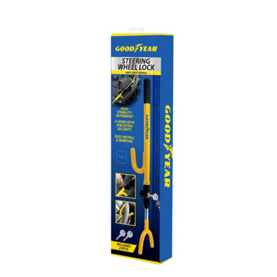 Goodyear Steering Wheel Lock AntiTheft Security Car Van Vehicle Safety Universal - 5