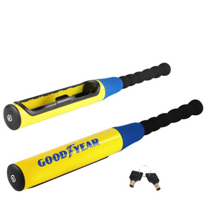 Goodyear Steering Wheel Lock Universal Baseball Bat Style Car Vehicle