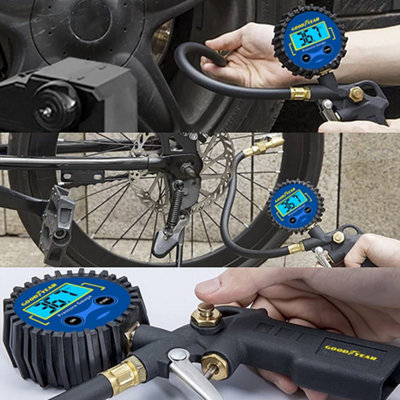 Goodyear Tyre Inflator Air Gun with Digital Pressure Gauge for Compressors
