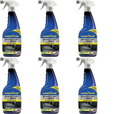 Goodyear Upholstery Cleaner Instant Valet Lemon Scent 750ml (Pack of 6)