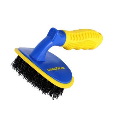 Goodyear Washing Clean Car Wheel Cleaning Brush Tool Tire Alloy Soft Bristle Cleaner - 7