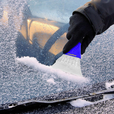 Goodyear Winter Essential Car Kit Screenwash Demister Pad De-Icer Ice Scraper