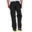 Goodyear Workwear Mens Fixed Holster Pocket Cargo Trouser, Black/Royal Blue, 38W (31'' Regular Leg)