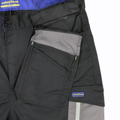 Goodyear Workwear Mens Flex Knee Detachable Holster Pockets Work Cargo ...