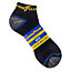 Goodyear Workwear Mens Low Cut Ankle Socks, Black/Grey, One Size (5 Pairs)