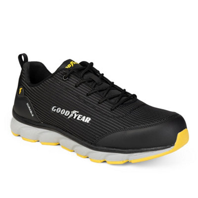 Goodyear Workwear Mens S1P SRA HRO Metal Free Safety Trainers, Black ...