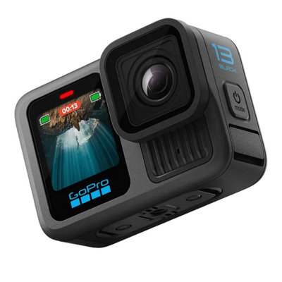 GoPro Hero 13 Black Action Camera, Dash Cam, Fully Waterproof with Case & SD Memory Card