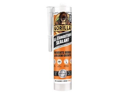 Gorilla Glue 1144011 Gorilla All Condition Sealant White 295ml GRGSEALWH295
