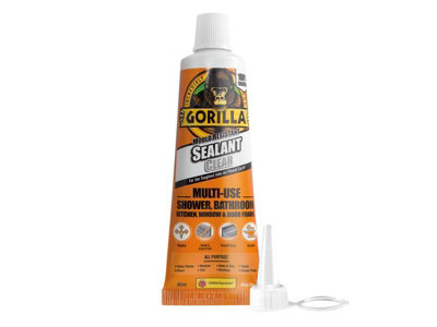 Gorilla Glue 1144301 Gorilla All Condition Sealant Clear Tube 80ml GRGSEALCL80