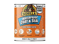 Gorilla Glue 3244001 Waterproof Coat & Seal Liquid Rubber Coating White 473ml GRGPSPWH473