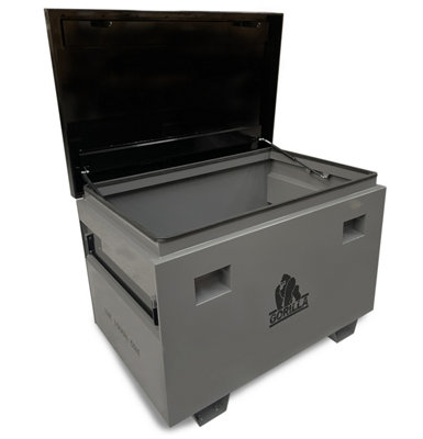 GORILLA Heavy Duty Steel Site Box 828 Litre L1219 x D799 x H850mm Locking Tool Storage Chest Price Comparisons | Compare The Build