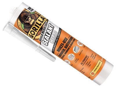 Gorilla Mould Resistant Sealant Clear 295Ml