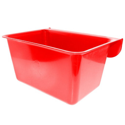 Secchiello Mangime Rosso Gorilla – Per Cavalli E Pony, In Plastica, Equitazione - Foto 2