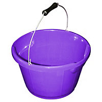 Gorilla Plas B4 Shallow Bucket 10L / Purple