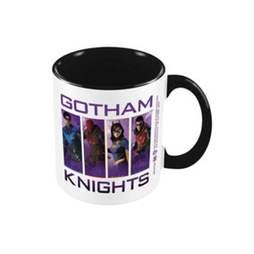 Gotham Knights Inner Two Tone Mug White/Black/Purple (One Size)
