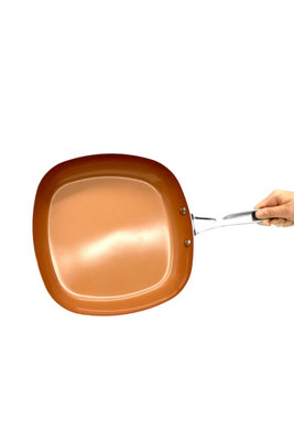 Gotham Steel 1780 Square Shallow Frying Pan 25cm