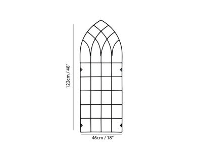 Gothic Trellis - Wall mounted - Pack of 2