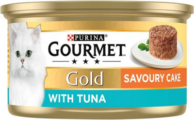 Gourmet Gold Savoury Cake Tuna In Gravy 85g (Pack of 12)