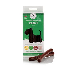 Gourmet Pure Sticks Rabbit (10pc-packet) Natural Dog's Treat