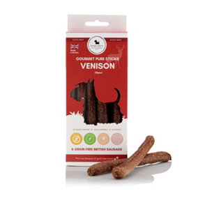 Gourmet Pure Sticks Venison (10pc-packet) Natural Dog's Treat