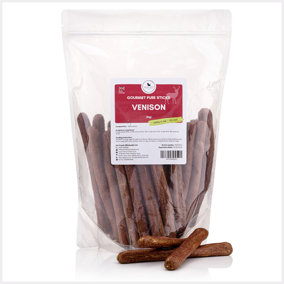 Gourmet Venison Pure Sticks (1kg)100% Meat Natural Dog Treat
