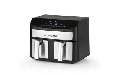 GOURMETmaxx Digital Double Chamber Hot Air Fryer 7L 2x3.5L