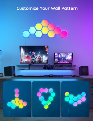 Govee Glide Hexagon ライトパネル 10枚 Govee Glide Hexagon Light Panels Ultra | Govee EU