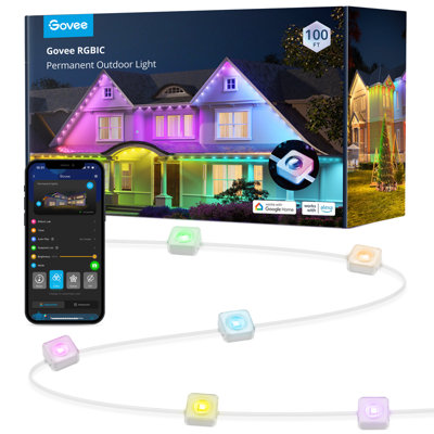 GOVEE RGBIC PERMANENT OUTDOOR LIGHTS ELITE 30M IP67